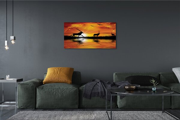 Tablouri canvas Păsări Lacul de Vest