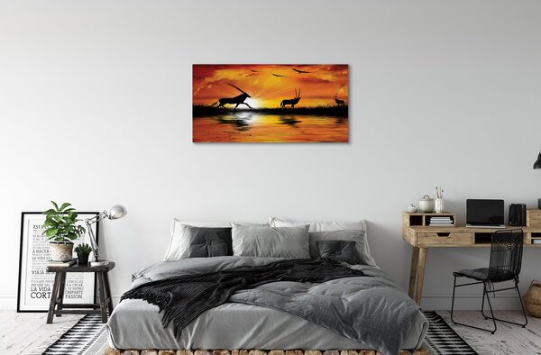 Tablouri canvas Păsări Lacul de Vest