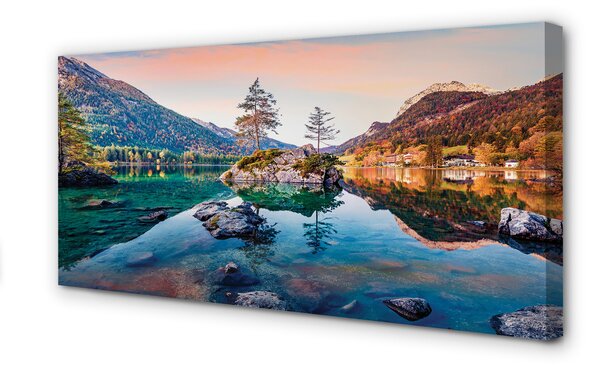 Tablouri canvas toamnă lac de munte Germania alps