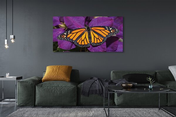 Tablouri canvas flori colorate fluture