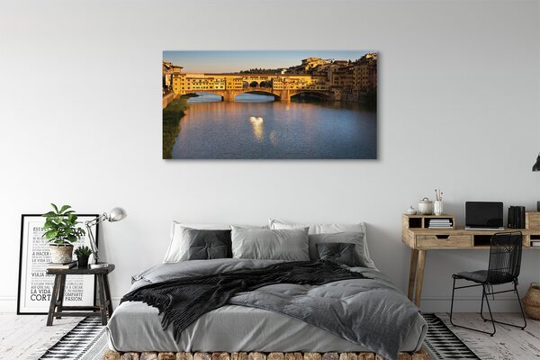 Tablouri canvas poduri Italia Sunrise