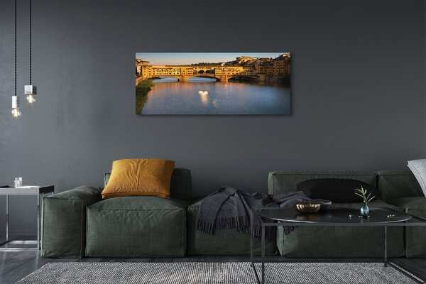 Tablouri canvas poduri Italia Sunrise