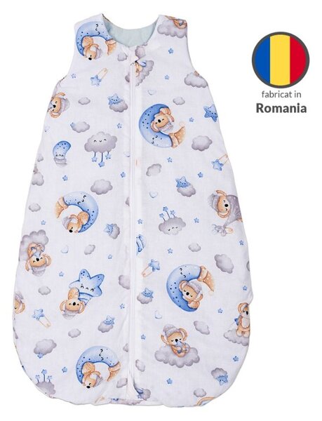 Sac de dormit copii 0-9 luni Kidizi Koala Dreams Blue, 1 tog