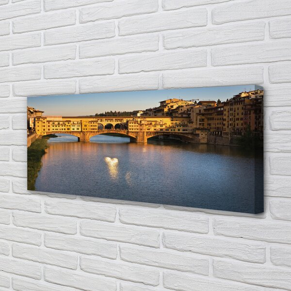 Tablouri canvas poduri Italia Sunrise
