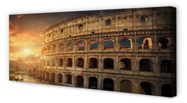 Tablouri canvas Roma Colosseum apus de soare