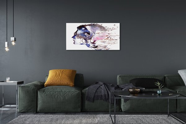Tablouri canvas Imaginea de fata unui barbat