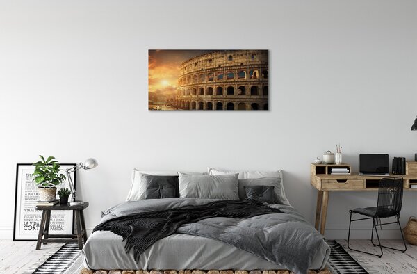Tablouri canvas Roma Colosseum apus de soare
