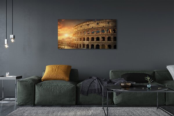 Tablouri canvas Roma Colosseum apus de soare