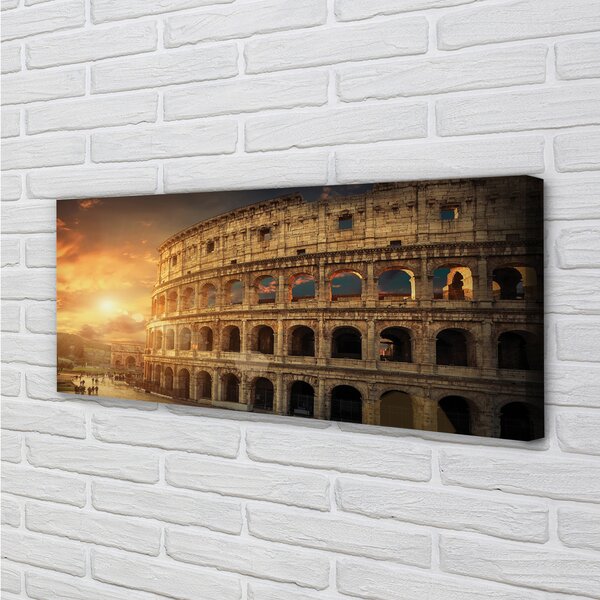 Tablouri canvas Roma Colosseum apus de soare