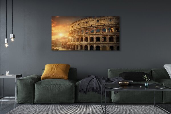 Tablouri canvas Roma Colosseum apus de soare
