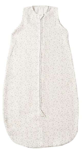 Set 2 saci de dormit de vara pentru copii din muselina dubla 3-18 Tiny Hearts Gray Old Rosa, 0.3 tog