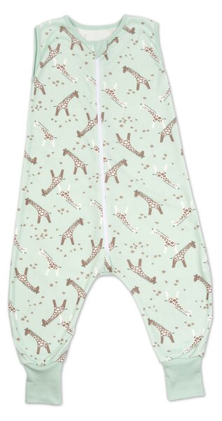 Set 2 saci dormit copii de vara din bumbac cu picioare 18-36 luni Kidizi Giraffe Safari, 0.5 tog