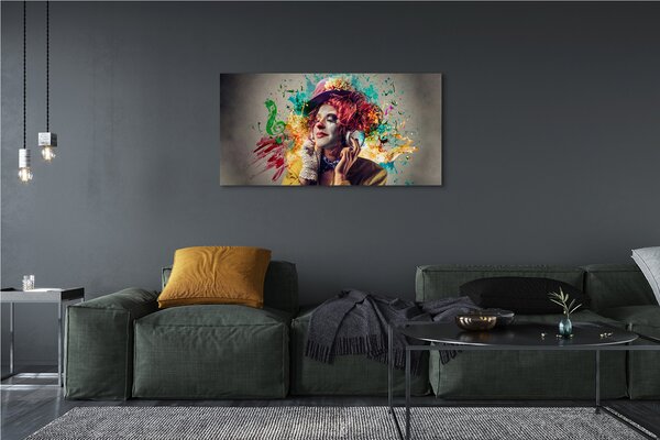 Tablouri canvas CLOWN vopsea note