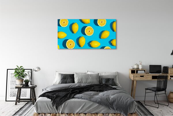 Tablouri canvas Lamaile pe un fundal albastru