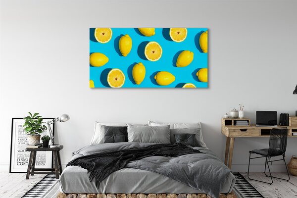 Tablouri canvas Lamaile pe un fundal albastru