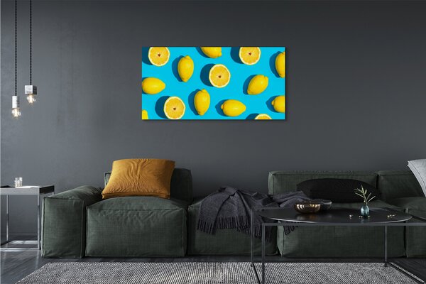 Tablouri canvas Lamaile pe un fundal albastru