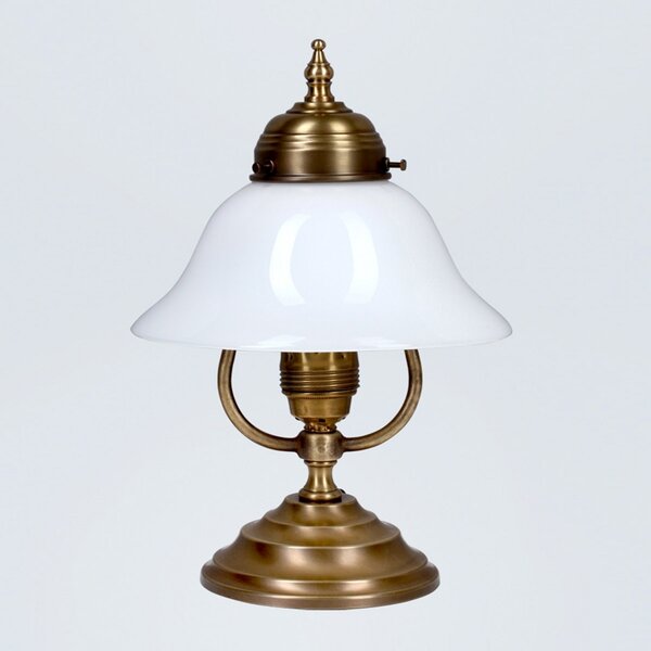 Berliner Messinglampen Lampă de masă pivotantă Anne, Auriu / Alamă, Camera de zi / sufragerie, Metal, Antichitate