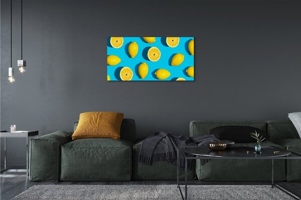 Tablouri canvas Lamaile pe un fundal albastru