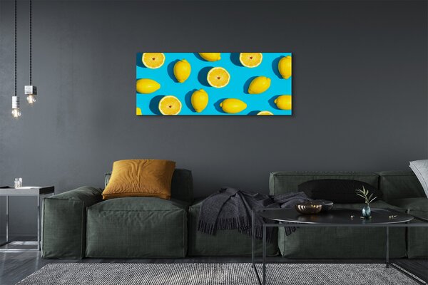 Tablouri canvas Lamaile pe un fundal albastru