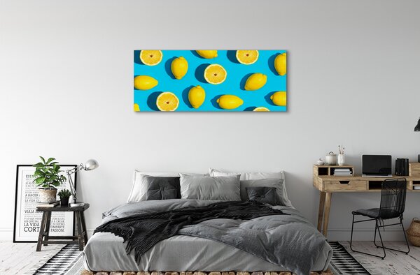 Tablouri canvas Lamaile pe un fundal albastru