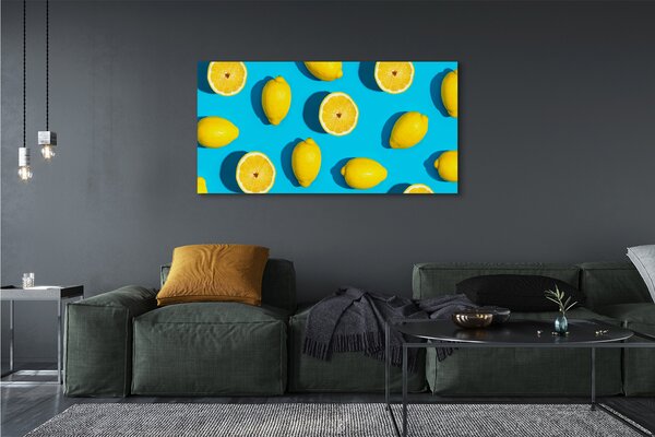 Tablouri canvas Lamaile pe un fundal albastru