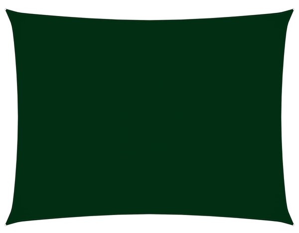 Parasolar verde închis 2,5x4 m țesătură oxford dreptunghiular