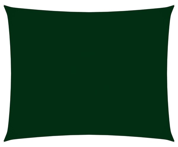 Parasolar verde închis 2,5x3 m țesătură oxford dreptunghiular
