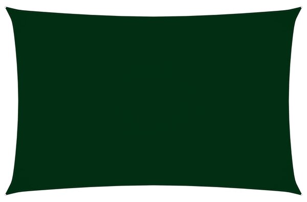 Parasolar, verde închis, 4x7 m, țesătură oxford, dreptunghiular