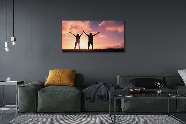 Tablouri canvas Oamenii de vest
