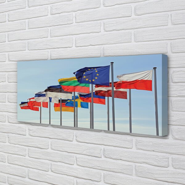 Tablouri canvas O mulțime de steaguri