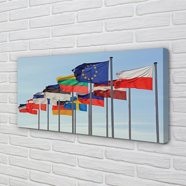 Tablouri canvas O mulțime de steaguri
