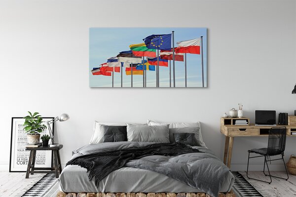 Tablouri canvas O mulțime de steaguri