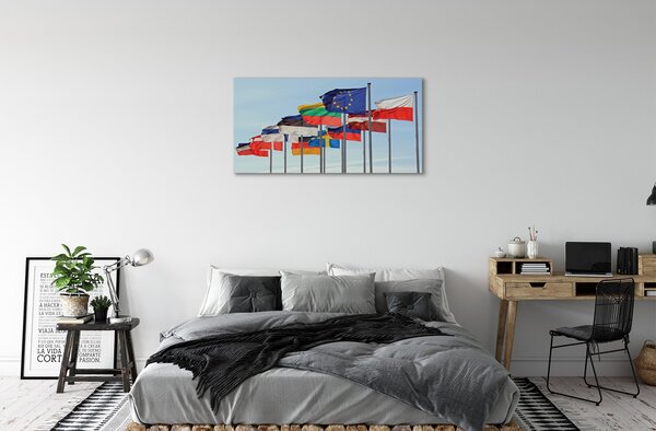 Tablouri canvas O mulțime de steaguri