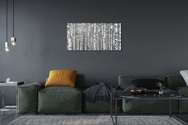 Tablouri canvas copac alb-negru