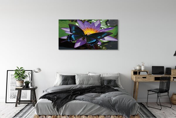 Tablouri canvas floare fluture