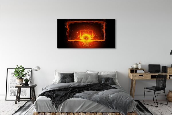 Tablouri canvas Flaming baschet