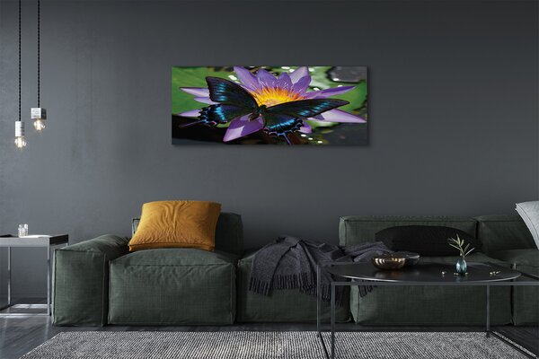 Tablouri canvas floare fluture