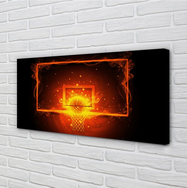 Tablouri canvas Flaming baschet