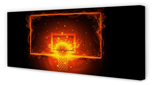 Tablouri canvas Flaming baschet