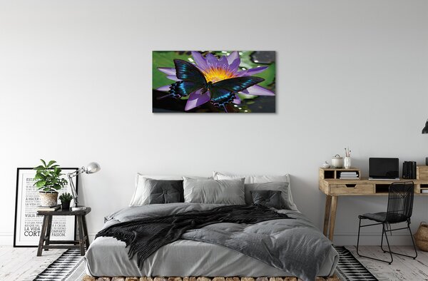Tablouri canvas floare fluture