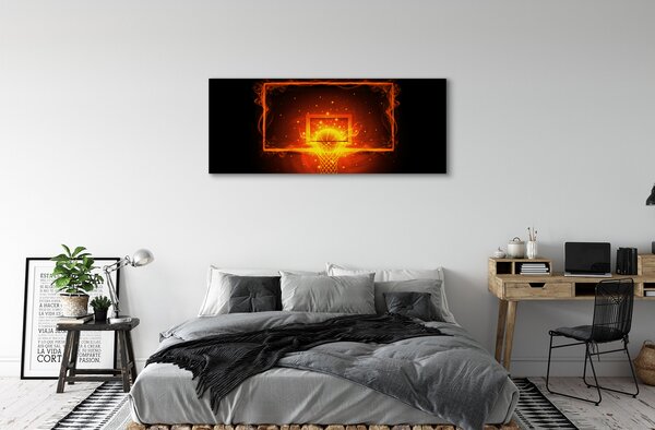 Tablouri canvas Flaming baschet