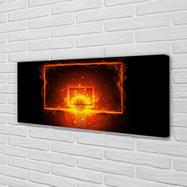 Tablouri canvas Flaming baschet