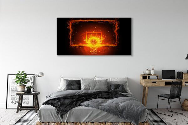 Tablouri canvas Flaming baschet