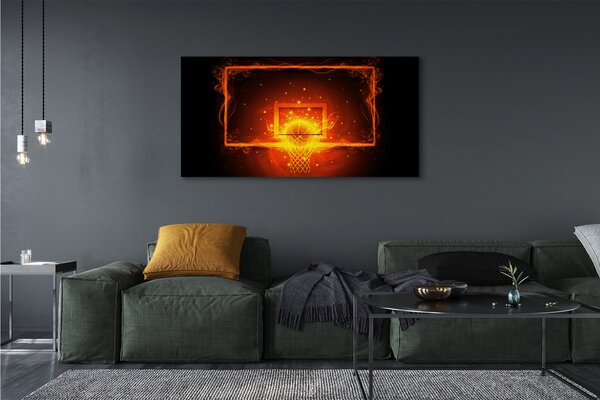 Tablouri canvas Flaming baschet