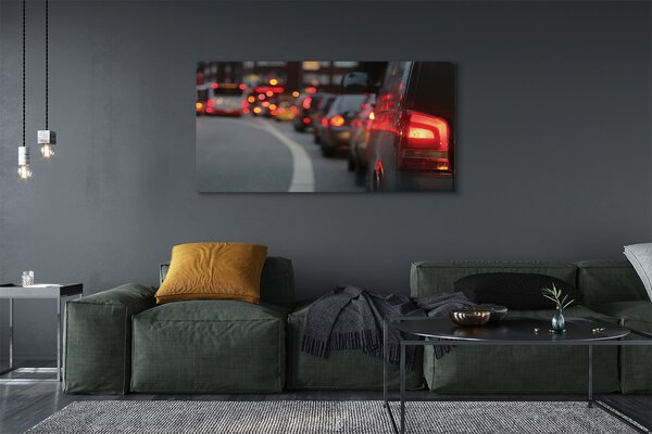 Tablouri canvas Automobile lumini de stradă plută oraș
