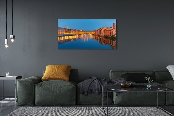 Tablouri canvas Italia podurile clădirilor de noapte