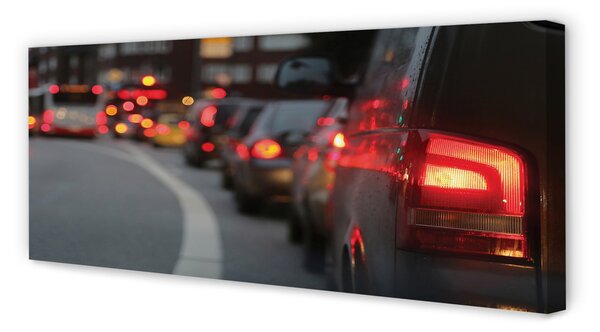 Tablouri canvas Automobile lumini de stradă plută oraș