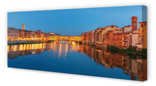 Tablouri canvas Italia podurile clădirilor de noapte