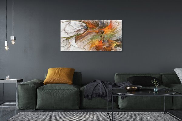 Tablouri canvas fractali geometrice Colorat