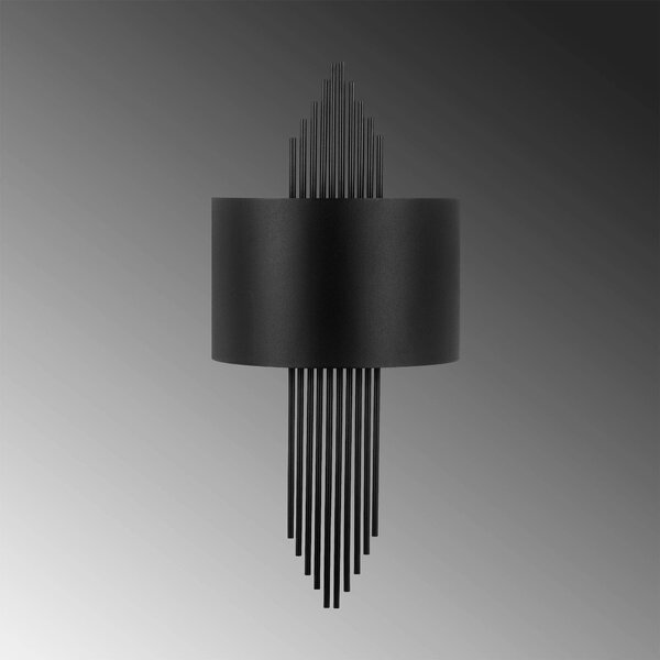 Aplica 620 - A, negru, metal, 75x10x22 cm